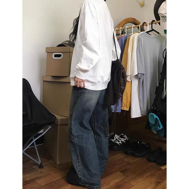 FREE ONGKIR A1044 FORTEID SWEATER NOMOR "1989" | SWEATER HITAM PANJANG MUDA LEHER BULAT DASAR SWEATE