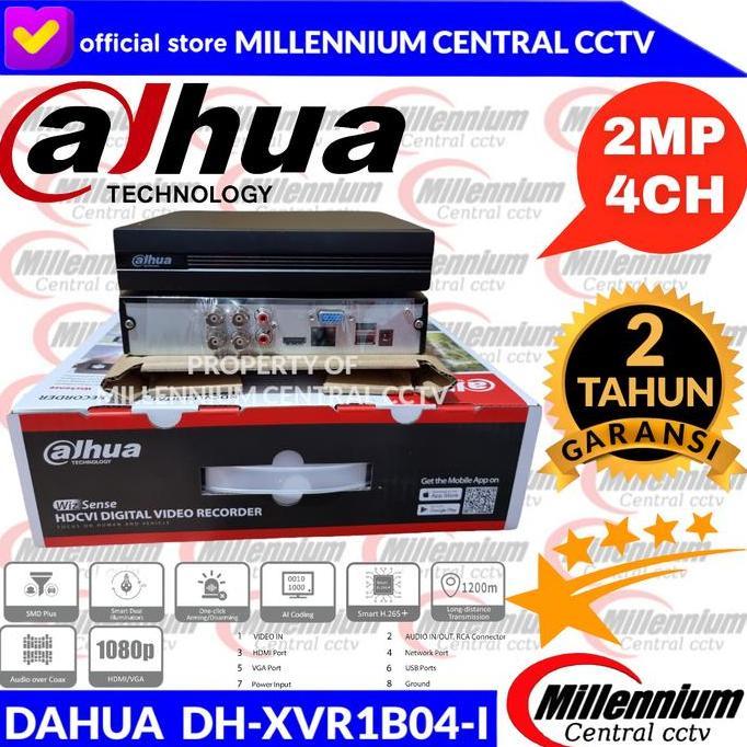 Promo Dahua Paket Cctv 4 Channel 2Mp 1080P Cooper 4 Kamera Hdd 500Gb/1Tb/2Tb Dvr H.265 Garansi 2 Tah