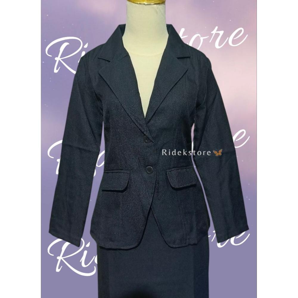 DISKON JAS WANITA // BLAZER WANITA KERJA, KULIAH, SIDANG, FORMAL SIZE STANDAR DAN JUMBO KHUSUS WARNA