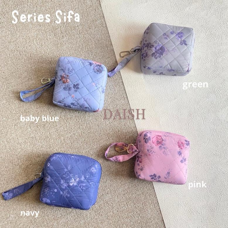 Mukena travel kecil (free sajadah) | mukena parasut korea premium | mukena dewasa bunga by daish