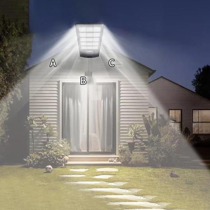 Molong lampu jalan tenaga surya 1000W lampu tenaga surya otomatis outdoor IP67 Waterproof lampu sola