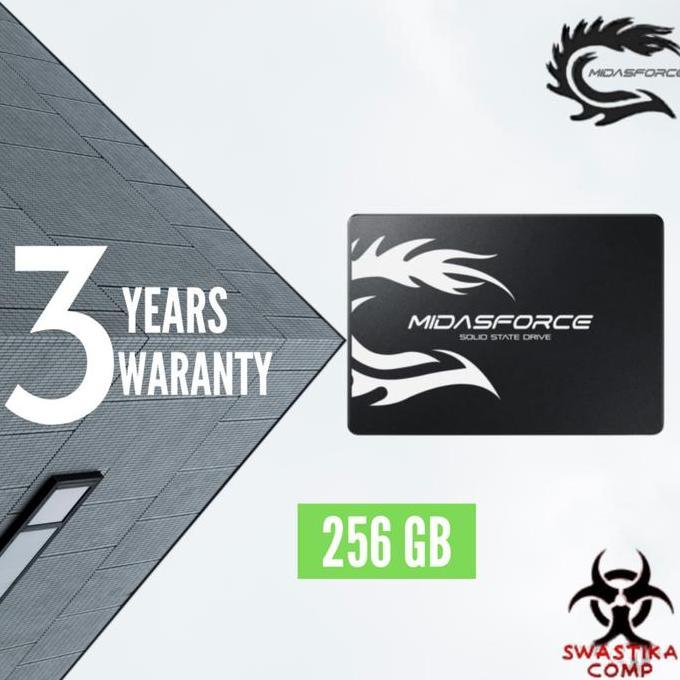SSD 256GB MIDASFORCE SUPER LIGHTNING SATA III 6GB/S - SSD 256 GB MIDAS