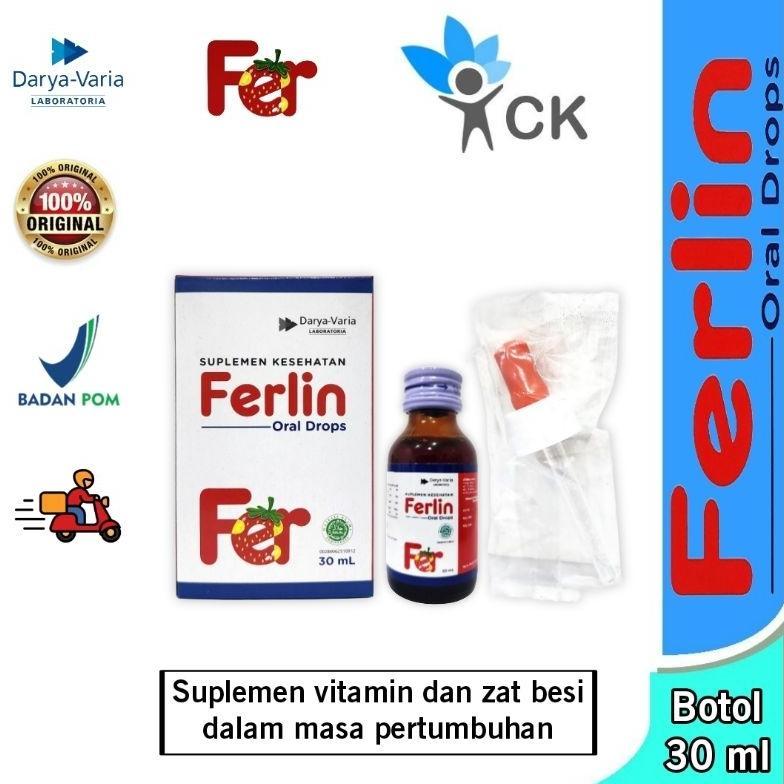 FERLIN DROP BOTOL 30 ML suplemen zat besi untuk bayi
