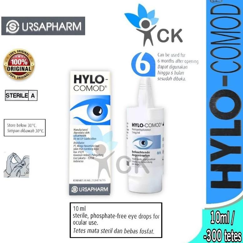 Hylo Comod Box Tetes Mata untuk Mata Kering Tahan 6 Bulan