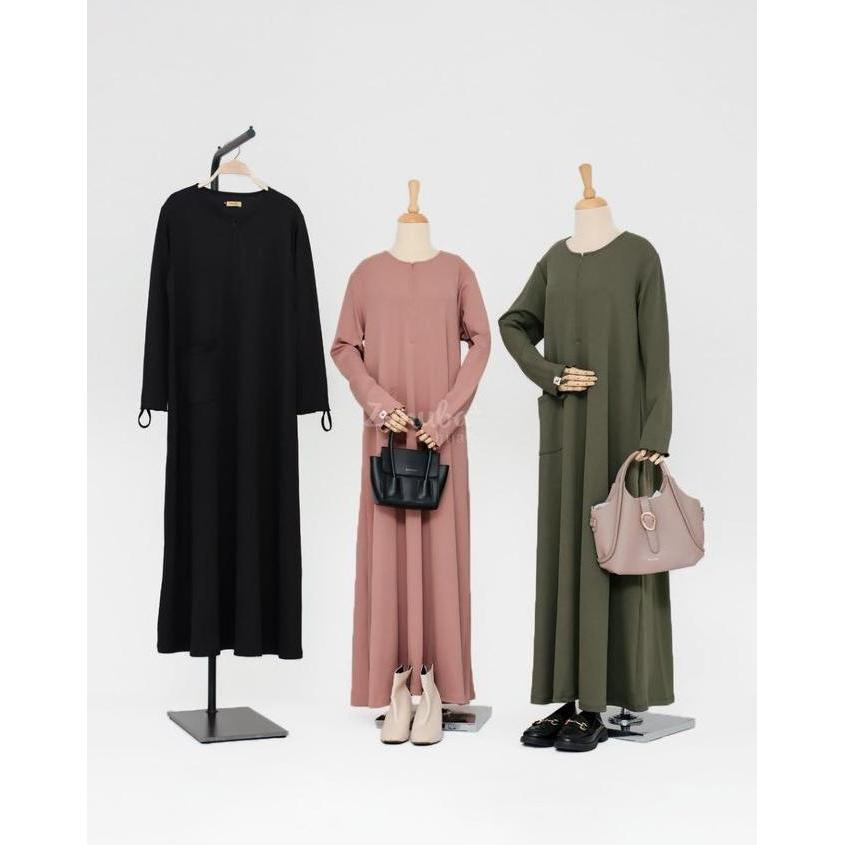 HD Vol. 25 by Zanuba Jilbabsyarie Gamis Abaya Syari Homedress Homey Dress Knit Best Quality