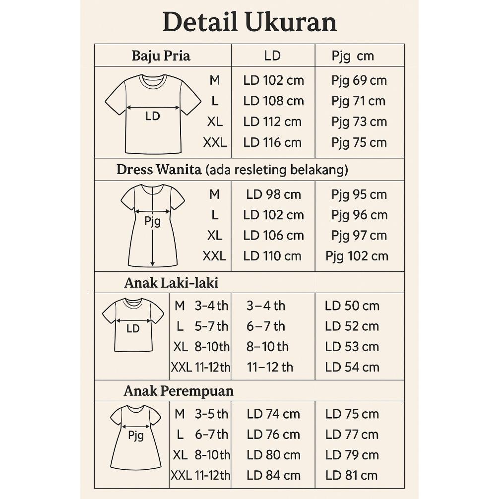 Couple Keluarga Dress Brokat Anak Ayah Ibu Pasangan Sekeluarga Berempat