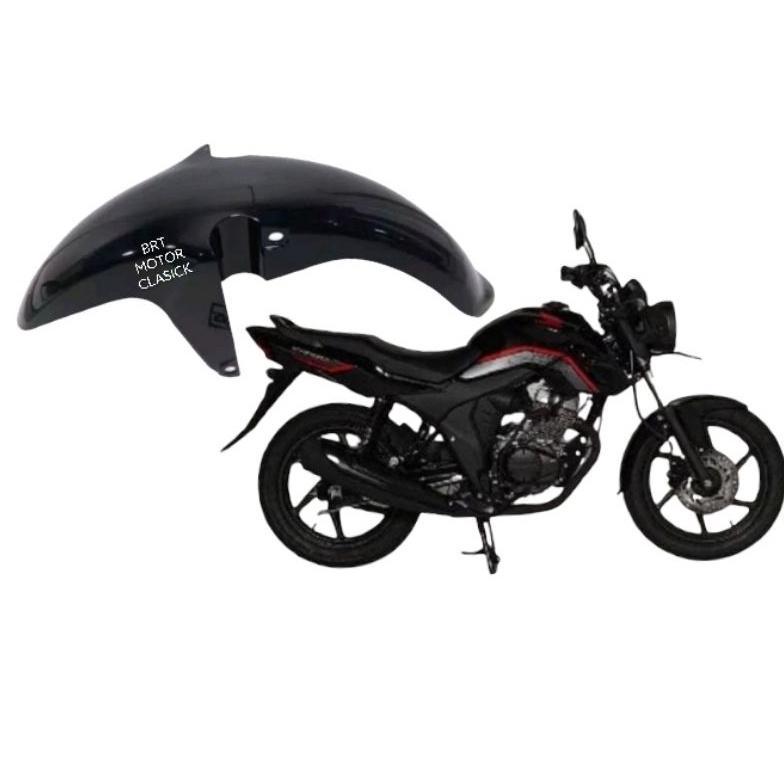 Bergaransi Narita - Spakbor Depan Verza 150 Hitam Cb Verza