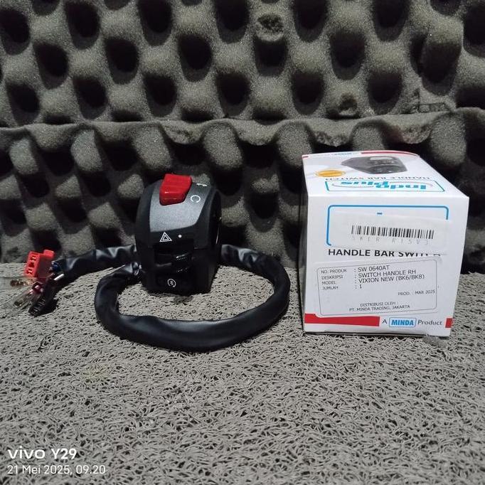 MINDA INDOPLUS SAKLAR KANAN MOTOR R15V3 / VIXION NEW 155 BK6/BK8