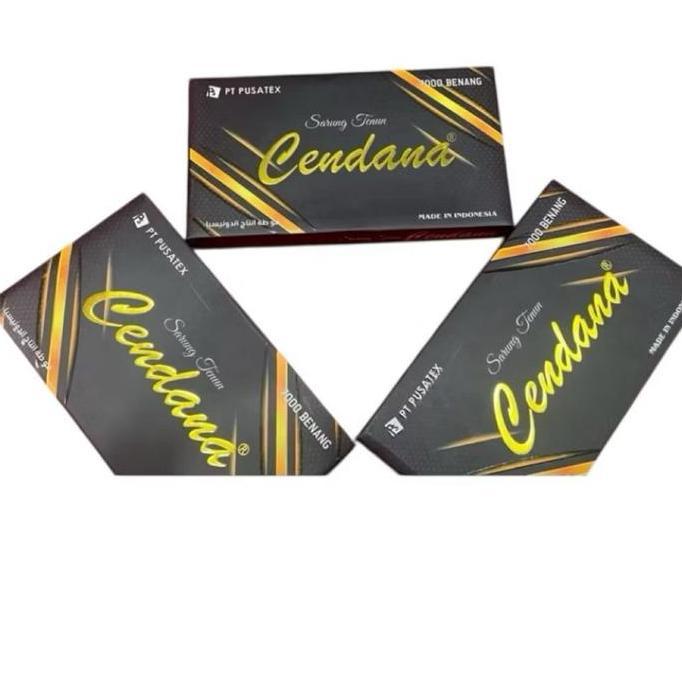 Sarung Tenung Dewasa HITAM DAN PUTIH POLOS ( 100 % ORINAL CENDANA )