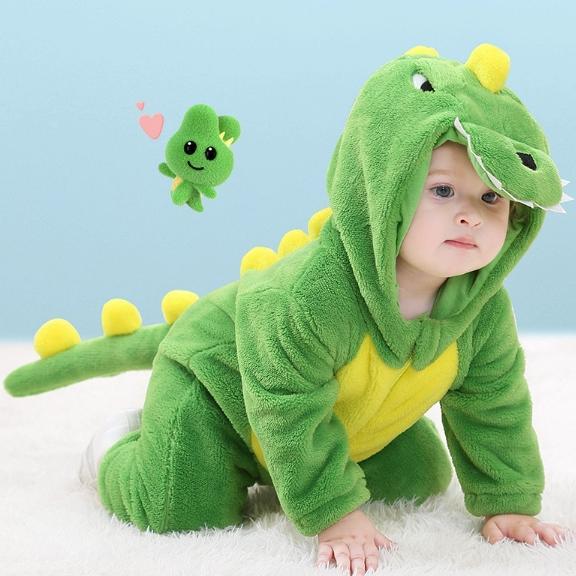 Baju Kostum Dinosaur Anak Bayi Dino Onesie Karakter Animal Hewan