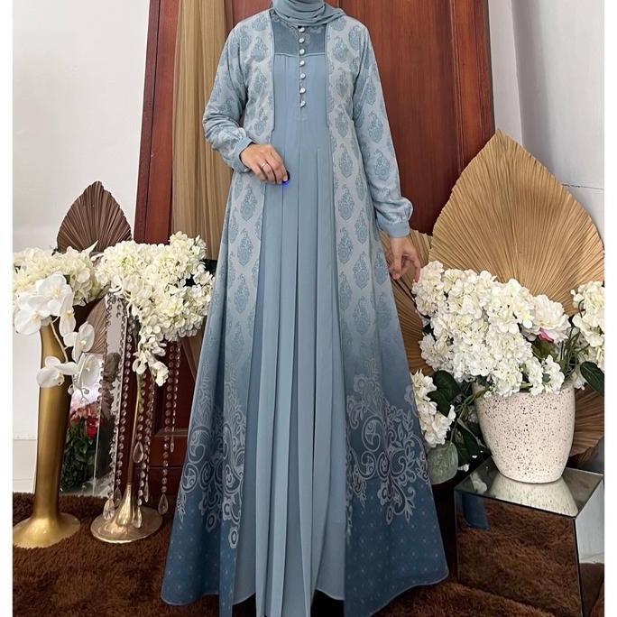 Gamis Alila Jemia hijab ( dress+hijab) 249 Gamis Muslim