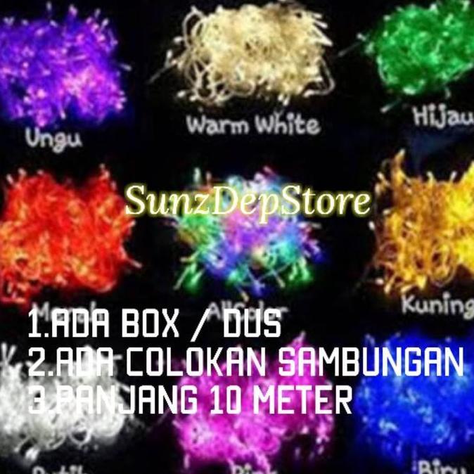 Lampu Tumblr LED 10 M / Lampu Natal LED / Tumblr Light / Fairy Light