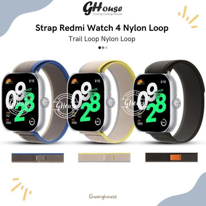 Strap Redmi Watch 4 Nilon Trail Tali Jam Xiaomi Redmi Watch 4 Nilon