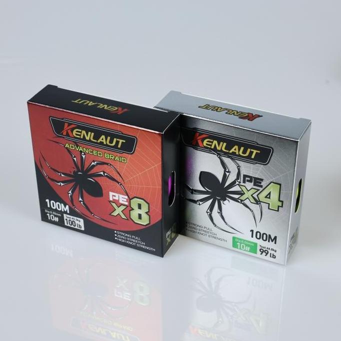 Langsungdapat- Kenlaut Fishing Line Tali Pancing X4 X8 100M Senar Pancing Kuat Super Kuat & Tahan Ba