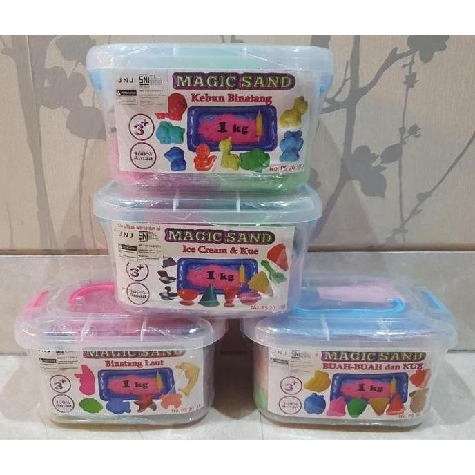 Mainan Anak PASIR CETAKAN AJAIB - 1KG PASIR MAINAN ANAK