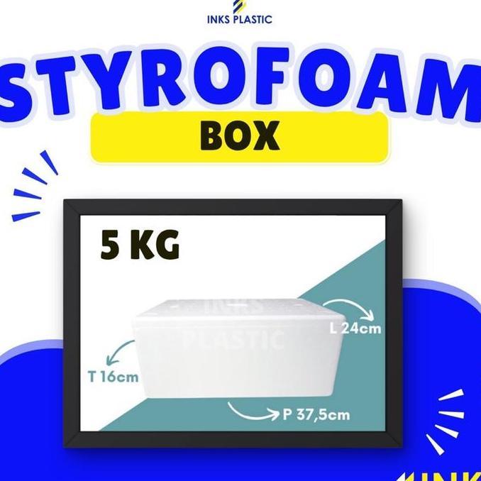 Orgnzr- Styrofoam Box 5 Kg Sterofoam Box 5 Kg