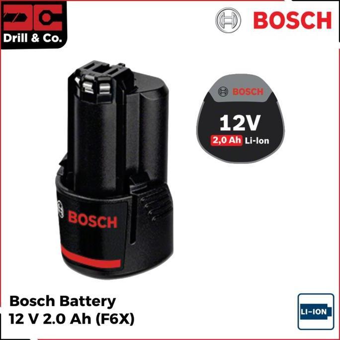 Lansungkirim- Bosch Battery Gba 12V 2.0 Ah Baterai Batre (F6X)