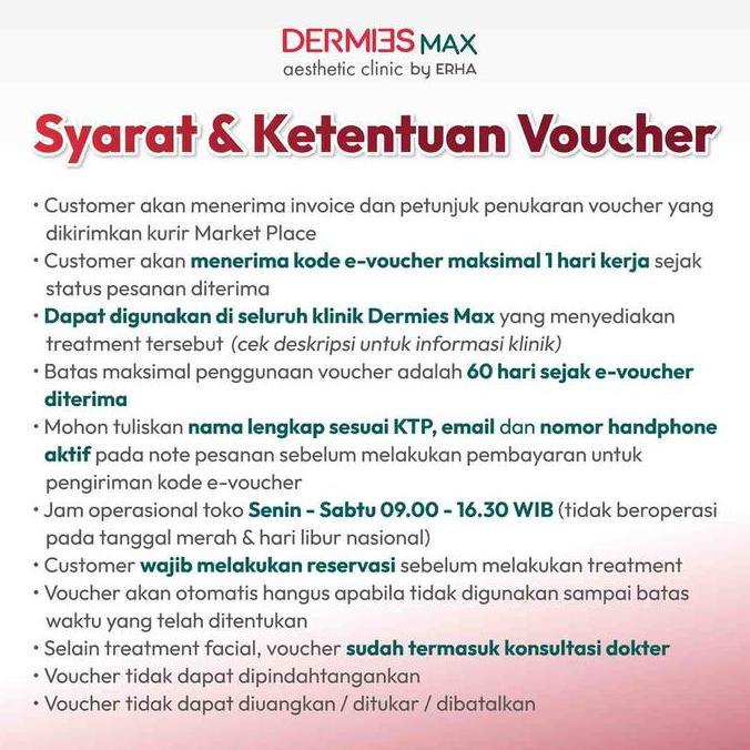 Dermies Max V Shape Facial by RF - Perawatan Wajah Glowing Mencerahkan Best Seller