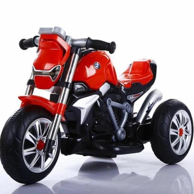 Bay_storeplus - Mainan Anak Motor Aki Accu Motor Sport Roda 3 MOKIDZ