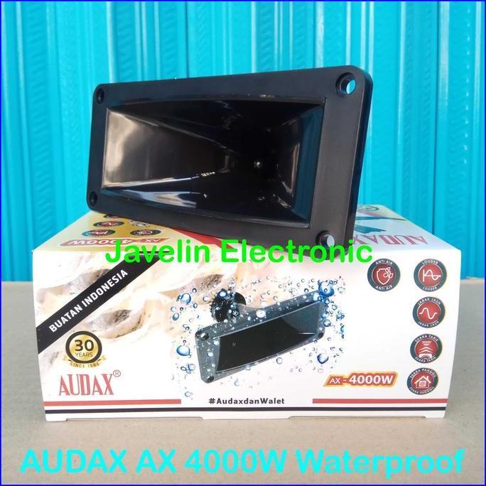 Tweeter Waterproof Audax AX 4000 W Tahan Air Magnet Neodymium Speaker AX4000 4000W terlaris