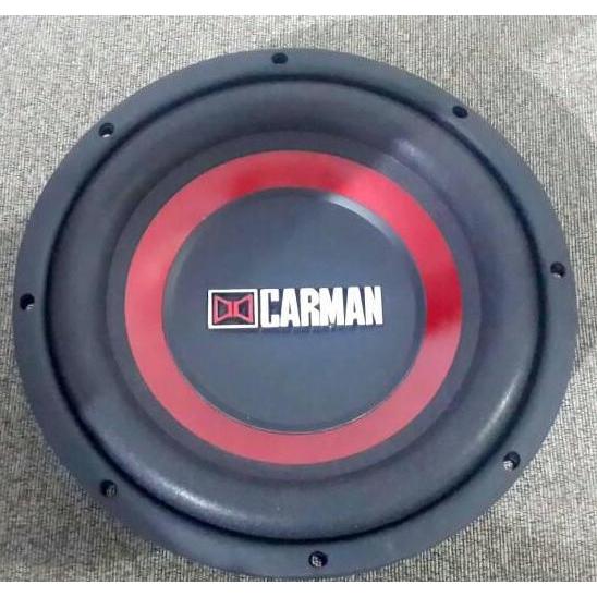 SPEAKER 10 INCH SUBWOOFER CARMAN DOUBLE COIL ( ORIGINAL ASLI ) terlaris