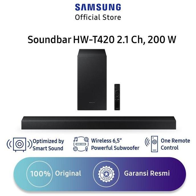SAMSUNG SOUNDBAR HW-T420 / HW T420 / HWT420 terlaris