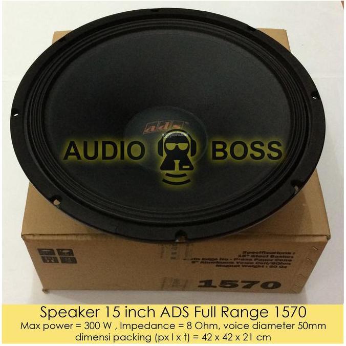 Speaker 15 inch ADS Full Range 1570 / 15" ADS Full Range 1570 terlaris