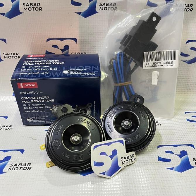 Klakson Denso Disc - Paket klakson Denso disc  + Relay set denso