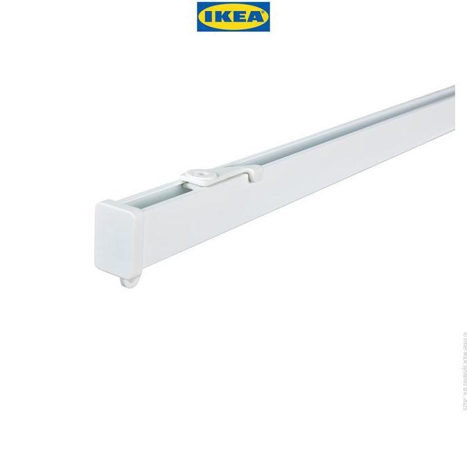 Ikea Vidga Rel Gorden Trek Tunggal Dengan Perlengkapan Plafon 140Cm