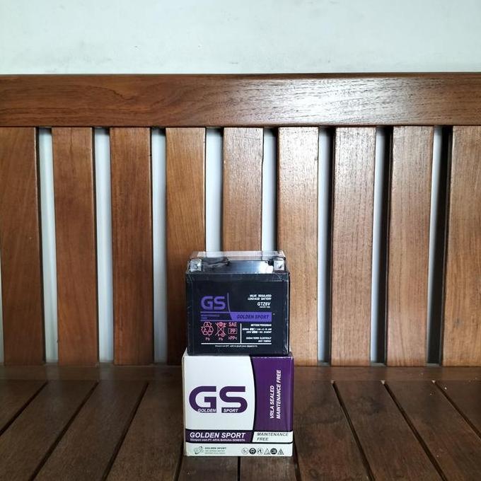 Aki GS GTZ6V Untuk Motor Honda Beat Idling Stop (ISS) Aki Kering