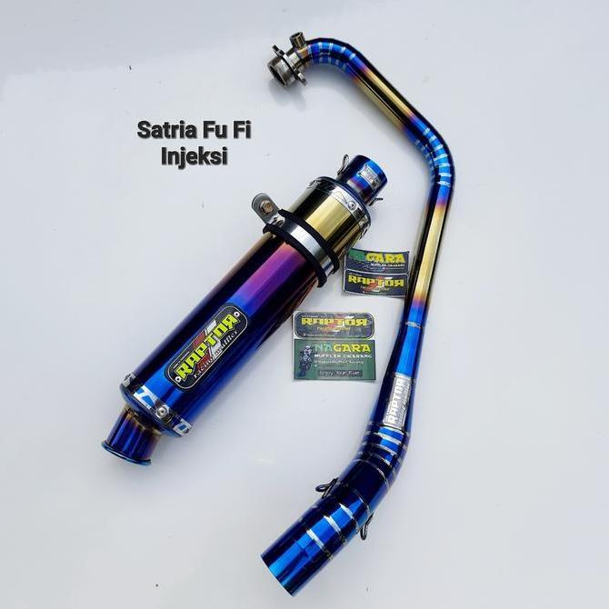 Knalpot Racing Raptor Bluemoon Satria Fu Fi