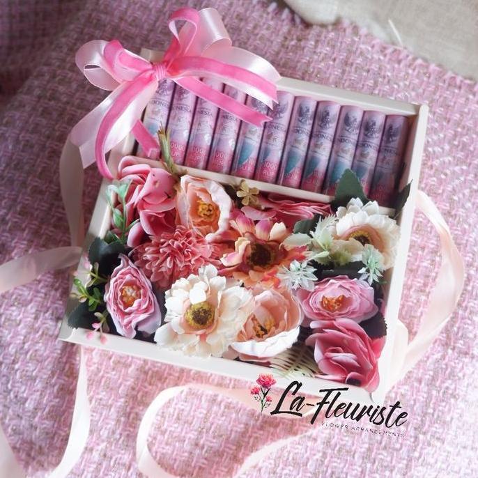 Flower Box | Bunga Box | Buket Bunga | Money Box | Buket Box | Hadiah FA