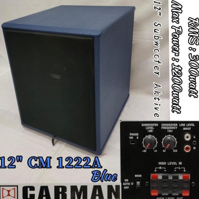 Subwofer aktif carman 12 inch 300 Watt subwofer karaoke terlaris