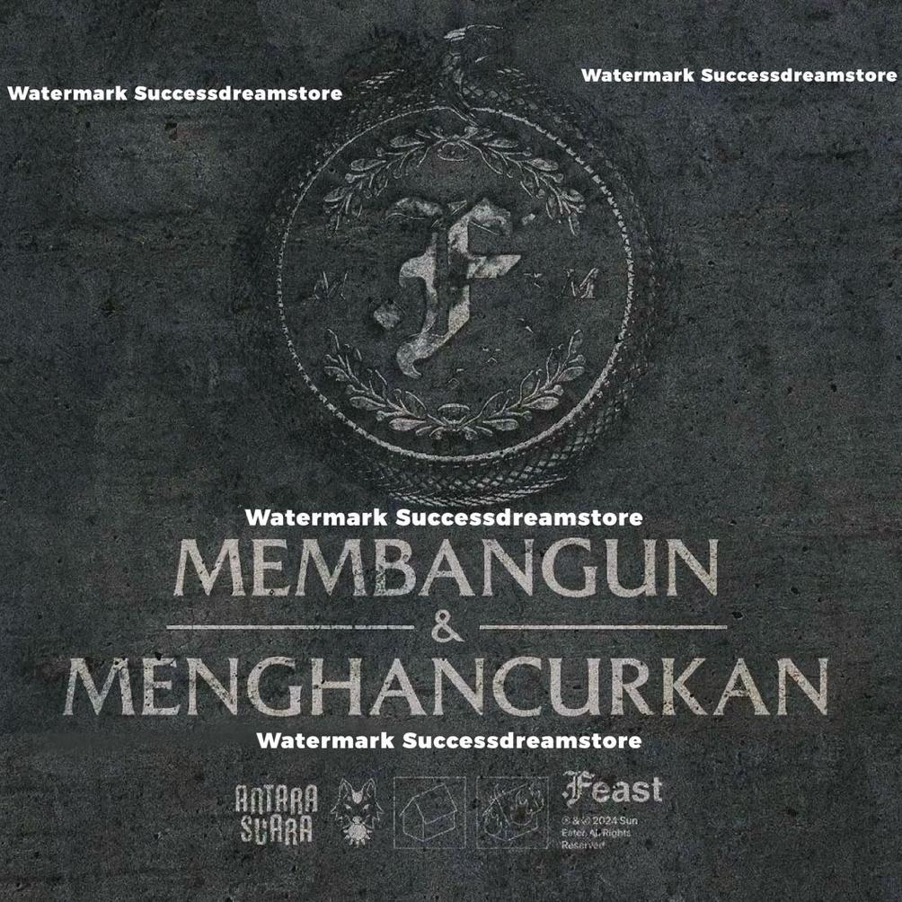 [GRY] Bendera Feast Album Membangun Dan Menghancurkan Flag .Feast M&M