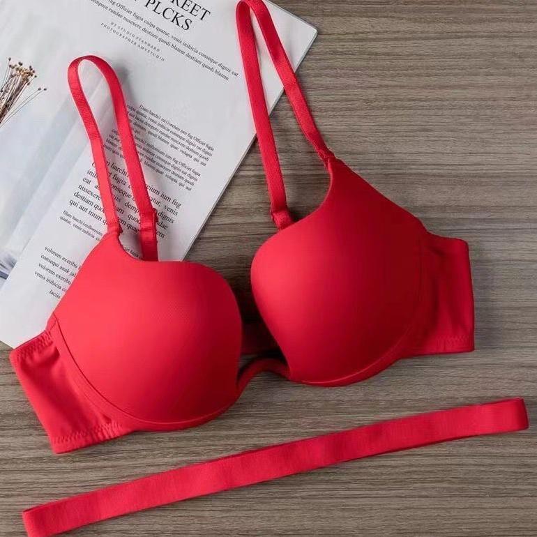 Bra Backless Wanita Tali Silang Push Up Bra V Kawat 121