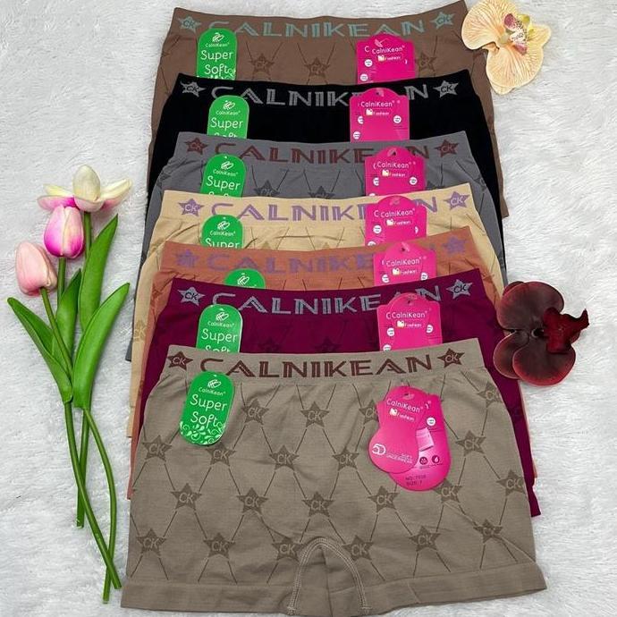 Isi 3 |CD Boxer Wanita CALAN 2002 rajut import |