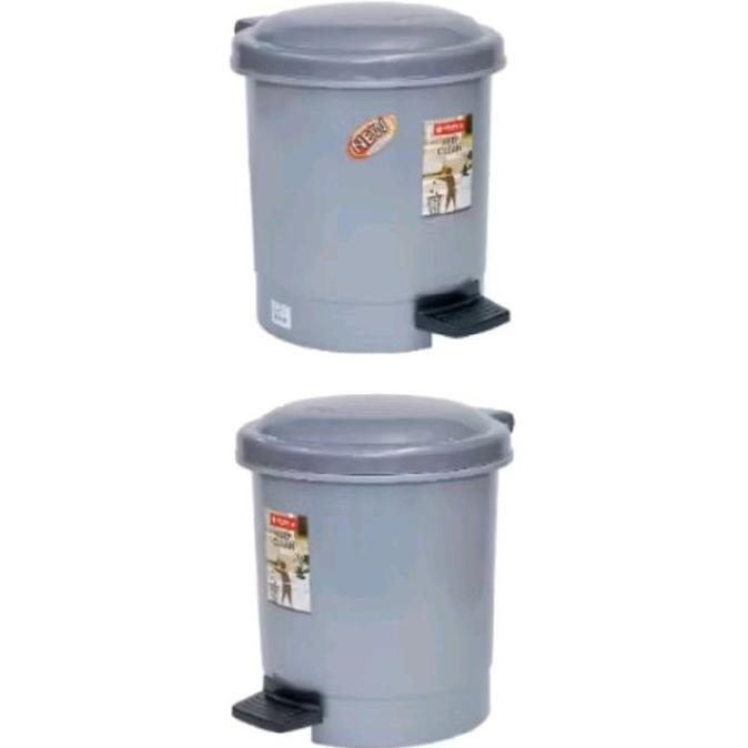 Promo Lion Star Tempat Sampah Injak Bulat 20 Liter/Hiro Round Step On Dustbin 20 Liter