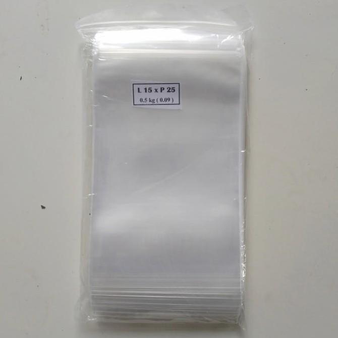 Plastik Klip PP Tebal 15x25 ketebalan 0.0