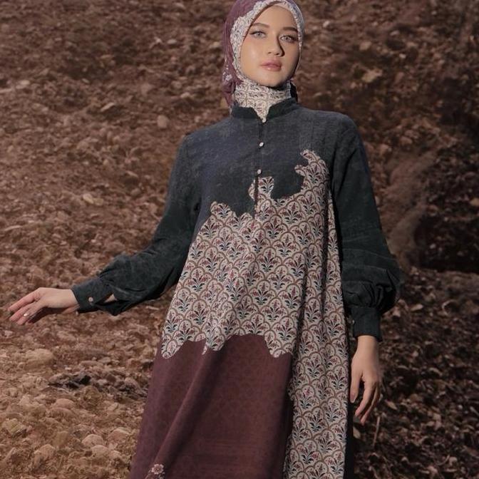 [Bisa COD] Rinjana Dress Jamila [Gamis Lebaran]