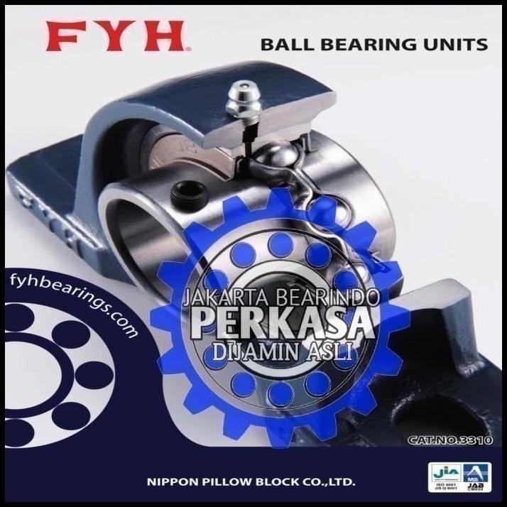 GRATIS ONGKIR UKP 208 AS 40MM BEARING DUDUK PILLOW BLOCK UKP208 / UKP208 AS 40 MM FYH JAPAN