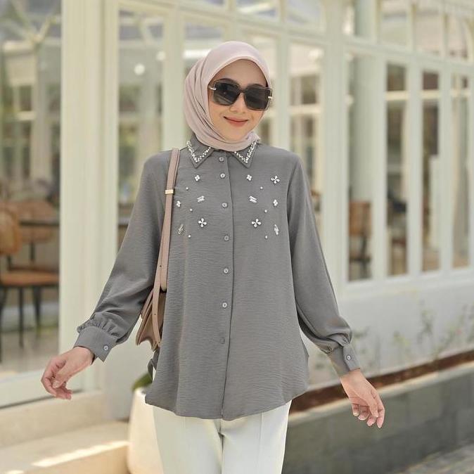 Pearl Blouse by Vanilla Hijab [Atasan Wanita]