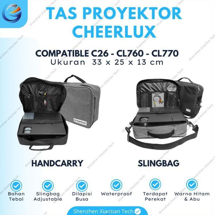 TERMURAH - Tas Proyektor Cheerlux CL770 | Bag Projector Cheerlux CL770 Waterproof