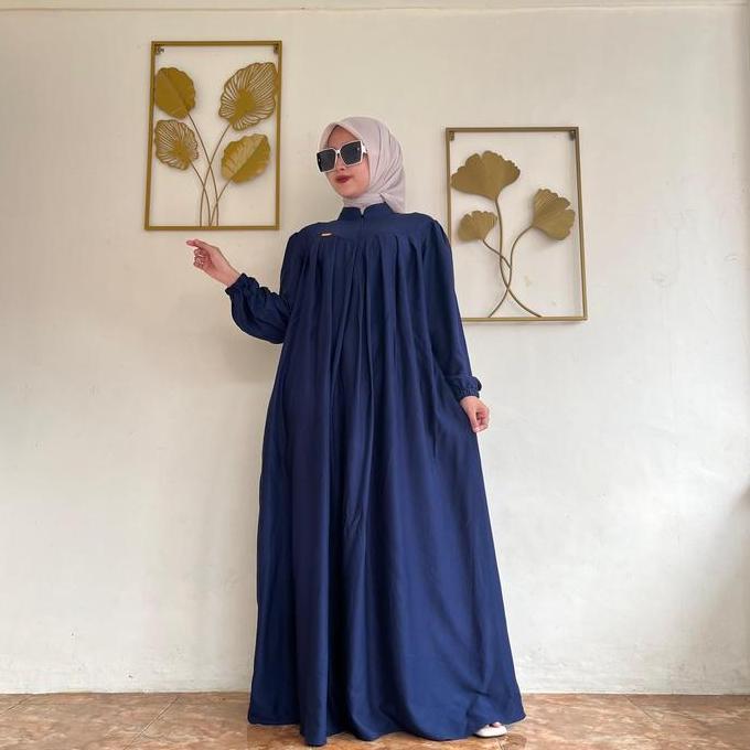 Syifa Zakia-Soraya Gamis  lebaran 2026 bahan Rayon twill premium