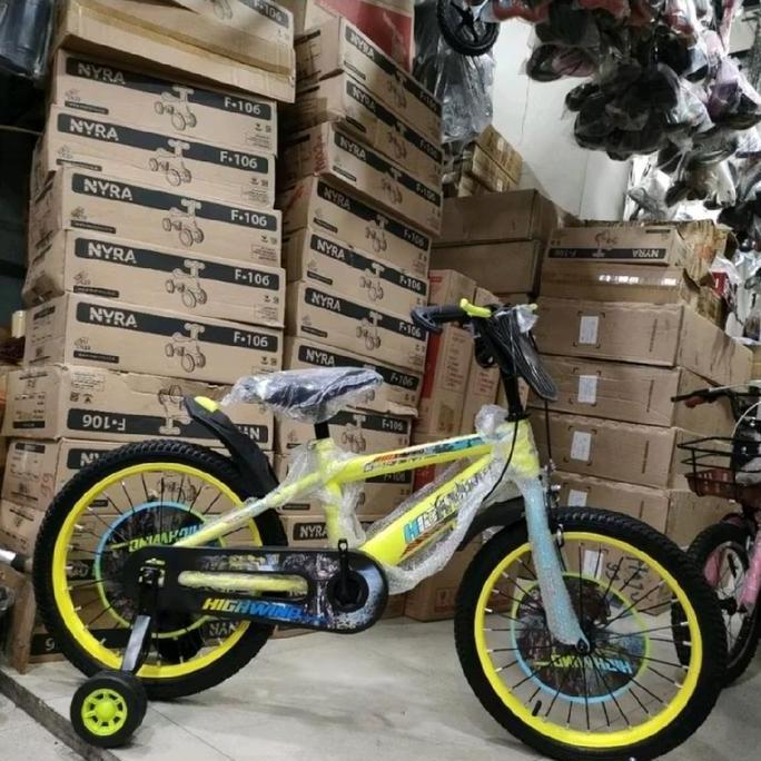 sepeda anak bmx 18 ban pompa erminio