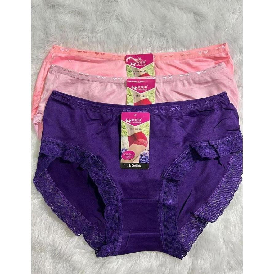  3PPC,6PCS CELANA DALAM WANITA DEWASA KATUN -DALAMAN WANITA KEKINIAN DEWASA NYAMAN-CD WANITA -SEMPAK