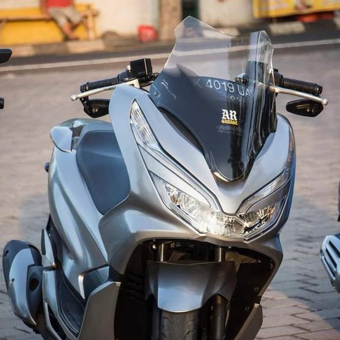 Windshileld Visor TwoTone Carbon Honda Pcx -150 Lokal MHR Best Quality