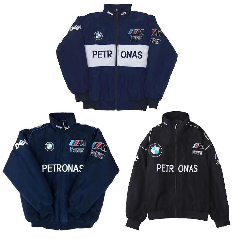 murah [ready stock]jaket racing bordir retro sport ferrari f1 red bull unisex varsity baseball bombe