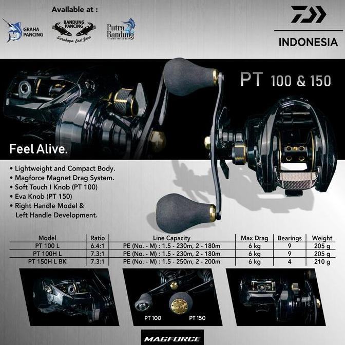 REEL BC DAIWA PT 100 & 150