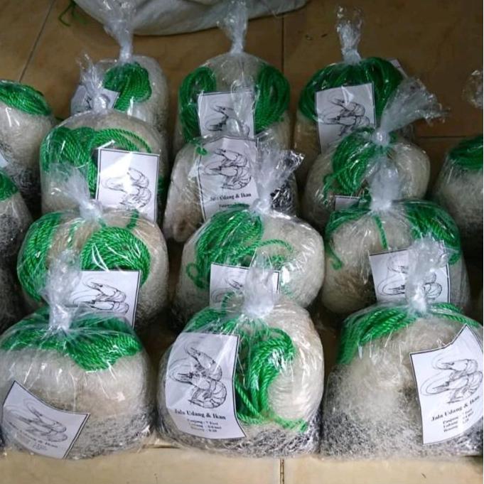 Jala ikan,  jala lempar 2 meter bahan senar siap pakai jala udang,  jala sungai,  jala kali
