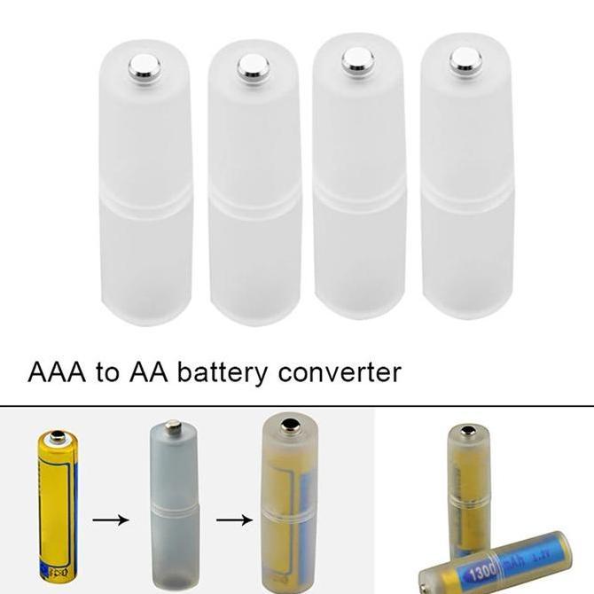 Adapter Converter Case Baterai A2 Ke A3 AAA ke AA AAA to AA Konverter Baterai Batre Batere Kotak Cas